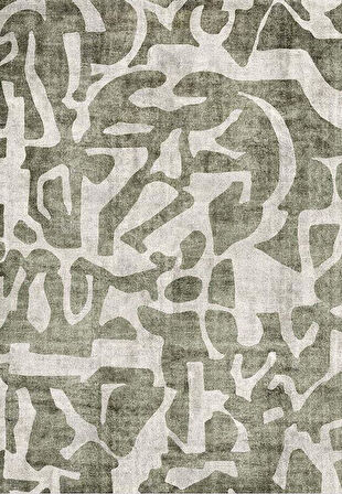 Çam Halı Siesta Modern 32-524 Modern Desenli Dokuma Tabanlı Yıkanabilir Şönil Salon ve Oda Halısı