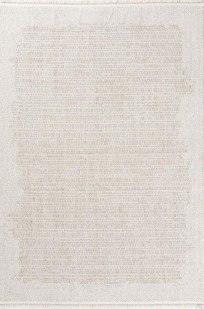 Çam Halı PANAMA 1115 Bej Bukle Dokuma Bohem Tarzı Koridor Halısı Salon Halısı Mutfak Halısı Oturma Odası Halısı Modern Makine Halısı