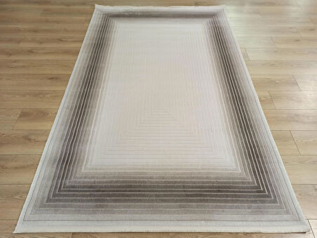 Çam Halı Life LF007A Krem Bej Salon Halısı Oturma Odası Halısı