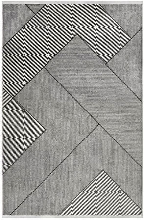 Çam Halı BODRUM 444 Antrasit Gri Salon Halısı Mutfak Halısı Oturma Odası Halısı Modern Makine Halısı