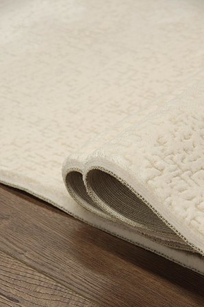 Kashe Halı Harmony 6030 Kemik Salon Halısı Oturma Odası Halısı Koridor Halısı Mutfak Halısı Modern Makine Halısı