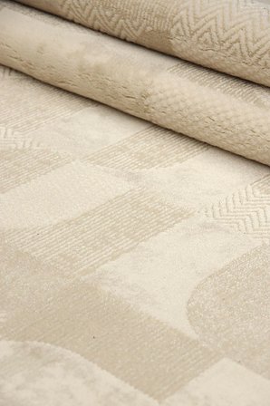 Kashe Halı Harmony 6031 Kemik Salon Halısı Oturma Odası Halısı Koridor Halısı Mutfak Halısı Modern Makine Halısı