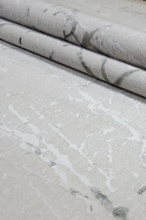 Kashe Halı Bella 4054 Antrasit Salon Halısı Oturma Odası Halısı Koridor Halısı Mutfak Halısı Modern Makine Halısı