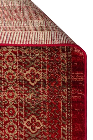 Eko Halı KYBELE KYB 03 RED Etnik Desenli Otantik Salon Halısı Oturma Odası Halısı Mutfak Halısı Modern Makine Halısı