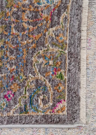SOFIA SOF 03 MULTY Geleneksel El Dokuması Uşak Halı Desenlerine Sahip Vintage Eskitme Tarzı Salon Halısı Oturma Odası Halısı