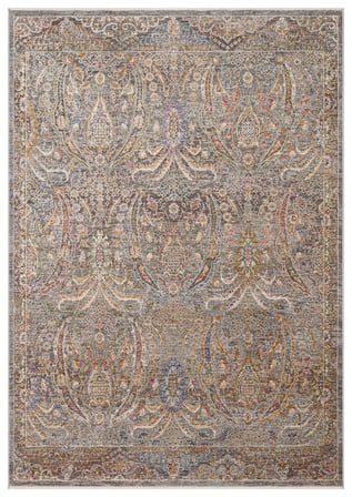 SOFIA SOF 03 MULTY Geleneksel El Dokuması Uşak Halı Desenlerine Sahip Vintage Eskitme Tarzı Salon Halısı Oturma Odası Halısı