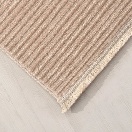 Çam Halı Mercan 703 Vizon Salon Halısı Oturma Odası Halısı Koridor Halısı Mutfak Halısı Modern Makine Halısı