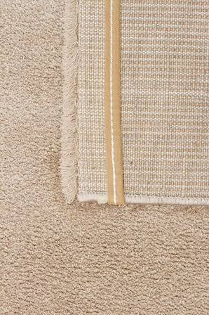Eko Halı ZEN 01 BEİGE Hav Toz Vermez Yumuşak Dokulu Salon Halısı Oturma Odası Halısı Yatak Odası Halısı Çocuk Odası Halısı Koridor Halısı Mutfak Halısı Modern Makine Halısı