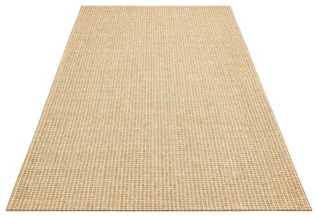 Eko Halı Brooklyn Brk 01 Natural Beıge Jüt Görünümlü Kaymaz Tabanlı Dokuma Modern Kilim