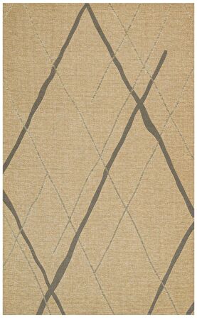 Eko Halı Brooklyn Brk 05 Natural Grey Jüt Görünümlü Kaymaz Tabanlı Dokuma Modern Kilim