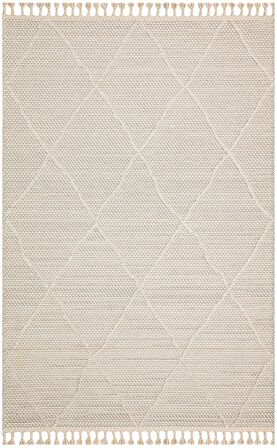 Eko Halı Soho Sh 02 Beıge Hav Toz Vermez Hasır Dokuma Modern Makine Halısı