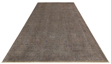 Eko Halı Taftan Tf 03 Beıge Pakistan Overdyed Tarzı Özel Hav Vermeyen ve El Emeği ile Özel Tezgahlarda Üretilen Uşak Halısı