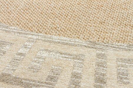 Eko Halı Brooklyn Brk 11 Natural Whıte Q Jüt Görünümlü Kaymaz Tabanlı Dokuma Modern Kilim