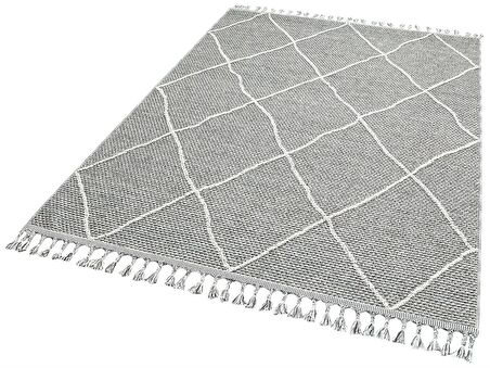 Eko Halı Soho Sh 02 Grey Hav Toz Vermez Hasır Dokuma Modern Makine Halısı