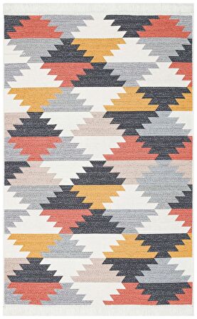 Eko Halı Arya Ar 20 Multy Yıkanabilir Çift Taraflı Modern Desenli Dokuma Kilim