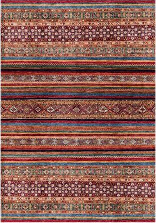 Çam Halı Gloria TD408 Multi Şal Desen Dokuma Saçaklı Kilim