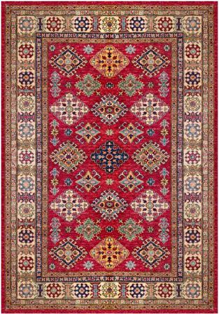 Çam Halı Gloria TD734 Multi Etnik Desen Dokuma Saçaklı Kilim