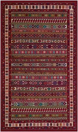 Çam Halı Gloria TD740 Multi Etnik Desen Dokuma Saçaklı Kilim