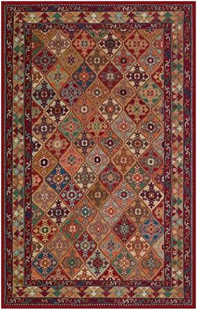Çam Halı Gloria TD739 Multi Etnik Desen Dokuma Saçaklı Kilim