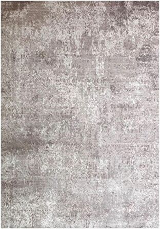 Çam Halı Gloria TD679 Gri Modern Desen Dokuma Saçaklı Kilim