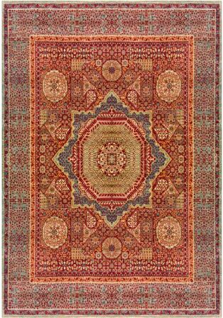 Çam Halı Gloria TD745 Multi Klasik Desen Dokuma Saçaklı Kilim