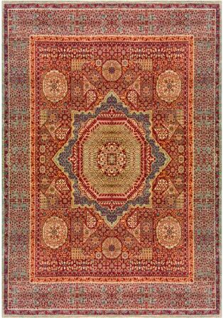 Çam Halı Gloria TD745 Multi Klasik Desen Dokuma Saçaklı Kilim