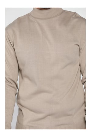 Slim Fit Yarım Balıkçı Yaka Triko Kazak