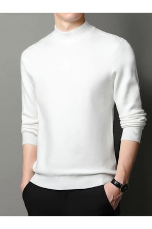 Slim Fit Yarım Balıkçı Yaka Triko Kazak
