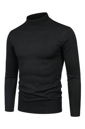 Slim Fit Yarım Balıkçı Yaka Triko Kazak