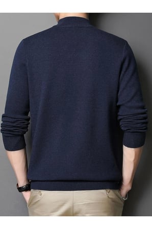 Slim Fit Yarım Balıkçı Yaka Triko Kazak