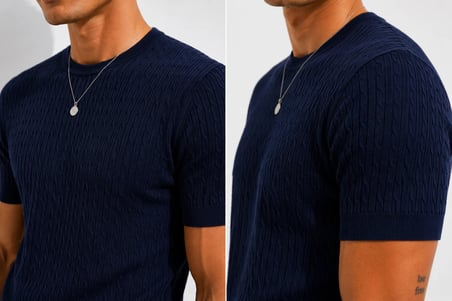 Erkek Kısa Kollu Bisiklet Yaka Esnek T-Shirt 26022
