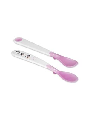 Isıya Duyarlı Mama Kaşığı 2li Pembe