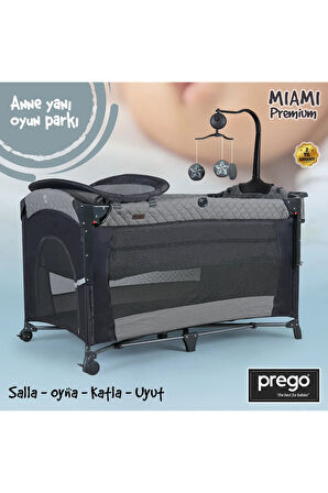 8040 Miami Premium Oyun Parkı 70x120 Cm Bej