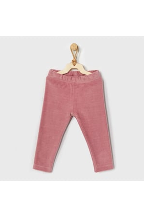 Bebek Pantolon Pants Velvet Street Style DARK PINK / 0-3 AY
