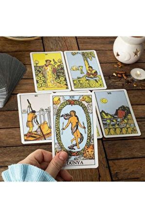 Tarot Kartı 78'li Klasik Tarot Destesi Türkçe