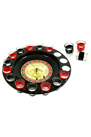 Rus Ruleti Drinking Roulette Shot Bardaklı Tekila Içki Oyun Seti 16 Bardaklı Rulet Set 16 Bardaklı