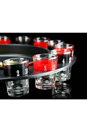 Rus Ruleti Drinking Roulette Shot Bardaklı Tekila Içki Oyun Seti 16 Bardaklı Rulet Set 16 Bardaklı