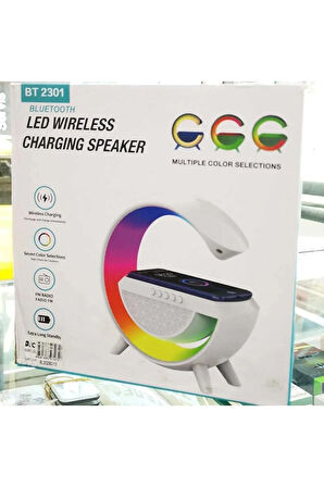 Led wireless charging speaker bt2301