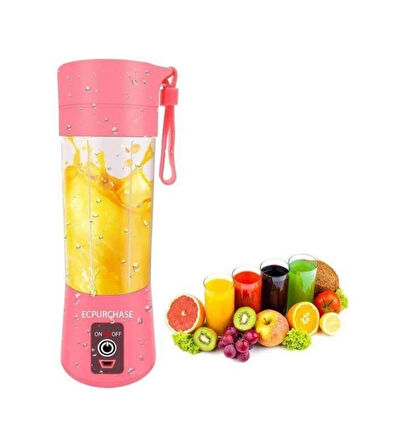 Portatif Taşınabilir El Blender 380 Ml Usb Şarjlı