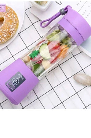 Portatif Taşınabilir El Blender 380 Ml Usb Şarjlı
