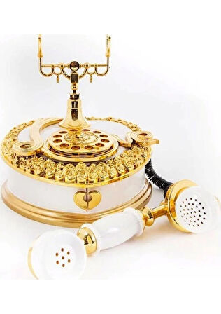 Nostaljik Polyester Telefon Müzik Ve Takı Mücevher Kutusu