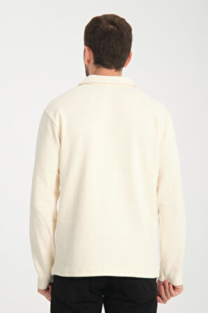 %100 Pamuk Uzun Kollu Erkek Sweatshirt - Konforlu Ve Şık