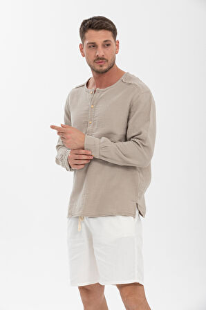 Erkek %100 Pamuklu Gömlek - Konforlu Ve Şık Tasarım, Her Mevsim Kullanıma Uygun