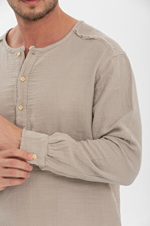 Erkek %100 Pamuklu Gömlek - Konforlu Ve Şık Tasarım, Her Mevsim Kullanıma Uygun