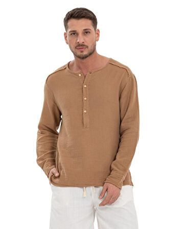 Erkek %100 Pamuklu Gömlek - Konforlu Ve Şık Tasarım, Her Mevsim Kullanıma Uygun