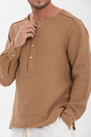 Erkek %100 Pamuklu Gömlek - Konforlu Ve Şık Tasarım, Her Mevsim Kullanıma Uygun