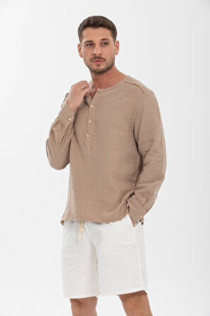 Erkek %100 Pamuklu Gömlek - Konforlu Ve Şık Tasarım, Her Mevsim Kullanıma Uygun