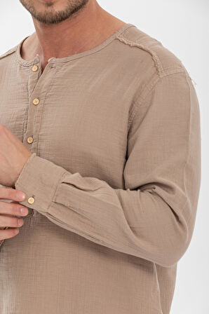 Erkek %100 Pamuklu Gömlek - Konforlu Ve Şık Tasarım, Her Mevsim Kullanıma Uygun