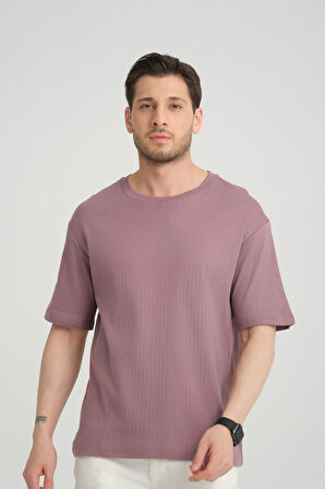 %100 Pamuk, Rahat Kesim, Bisiklet Yaka T-Shirt