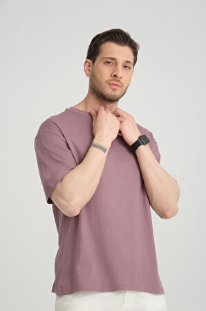 %100 Pamuk, Rahat Kesim, Bisiklet Yaka T-Shirt